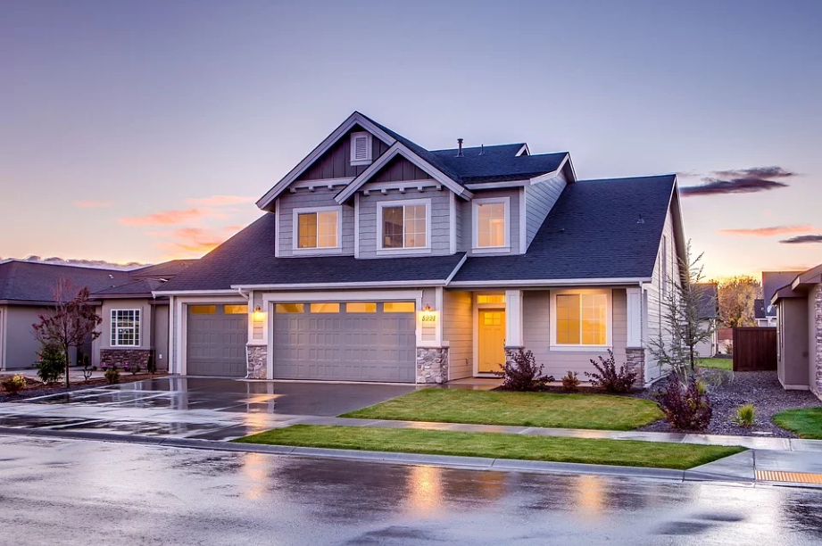 a nice house with a green lawn